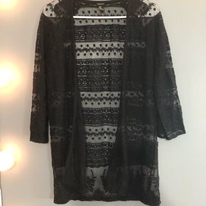Forever 21 Black Cardigan